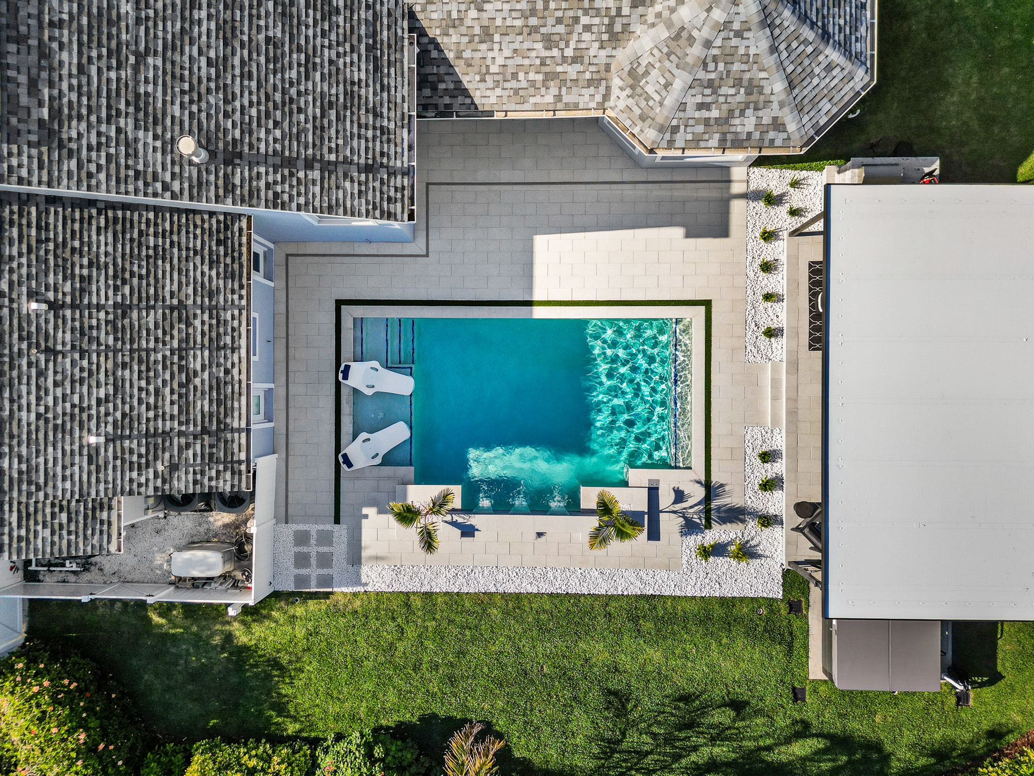 swimming pool top view